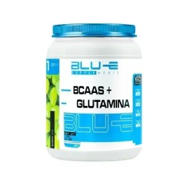 Aminoácidos Bcaas + Glutamina Blu-e 1kg Sabores 50 Servicios Sabor Limón
