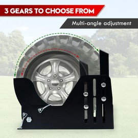 Large Lawn Mower Wheel Power Locker Adjustable Size 10.5"-16" Caster Wheel