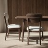 COLAMY Solid Wood Dining Chairs Set of 2, Mid Century