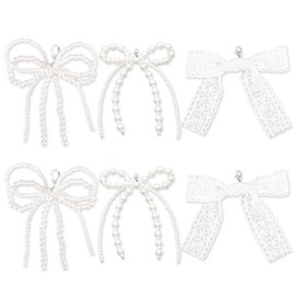 LCIEFKAE 6 Stücke Perlenschuhschnalle, Bugschuhschuhdekoration, Süße Und Süße Schuhdekoration, Frauenschuhzubehör.