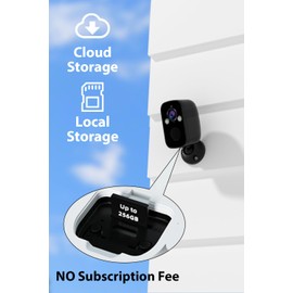 Rraycom 2Pack Security Cameras Wireless Outdoor 5MP 2.5K Solar Powered, 130° Wide-Angle Lens, PIR Motion Sensor, Color Night Vision, IP65 Waterproof, Support​ 256G SD/Cloud, Compatible with Alexa