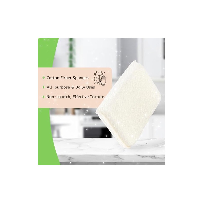 Cleanlogic Practical Matter - Esponja de Cocina Multiusos (Fibra de