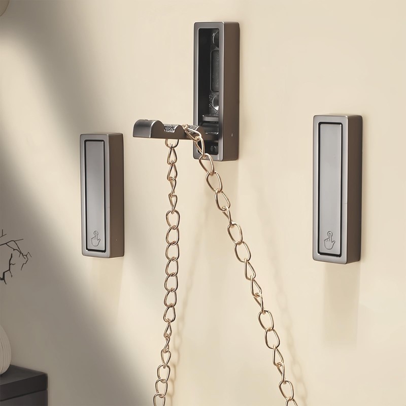 DHSWNNG 3 PCS Foldable Wall Hook, Heavy Duty Folding Coat