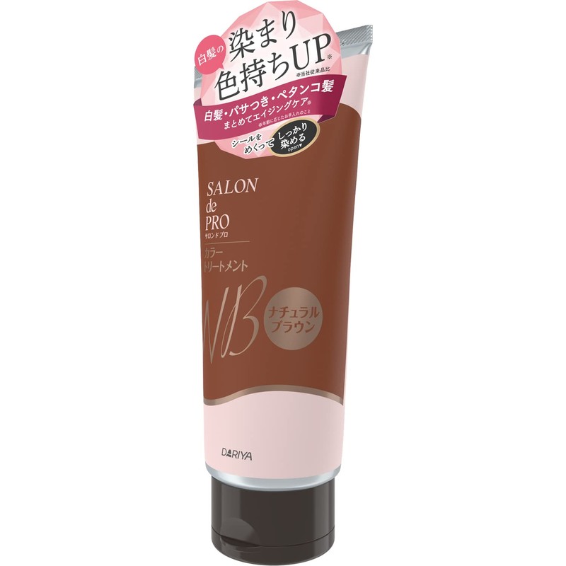 Salon de Pro Color Treatment, Aging Care, Natural Brown, 6.3