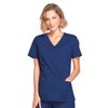 Smart Uniform 1125 Mock Scrub top (L, Navy)