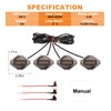 Front Bumper Grill Lights for Nissan Frontier 2009-2021 Accessories LED