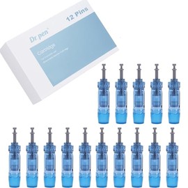 Pack of 15 Dr. Pen M8S Cartridges - 12 Pins for Dr. Pen Ultima M8S/A8S/A9/A11 | Original Dr. Pen attachments, 12 pins, ideal for general large-area daily skin care at home