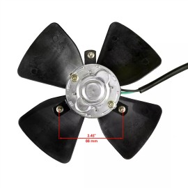 Caltric For Honda TRX400FW FourTrax Foreman 400 Radiator Cooling Fan Motor 4X4 1995 1996