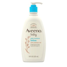Aveeno Baby Daily Moisture Lotion, For Delicate Skin, Fragrance Free, 2 pk./18 f