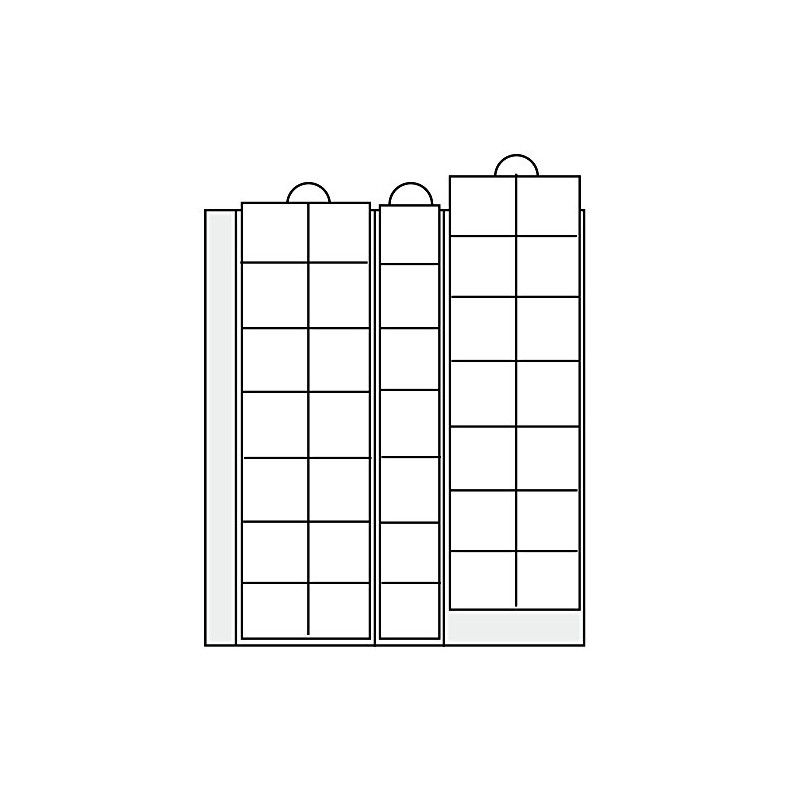 2 x SAFE 7393 Premium Coin Sleeves, Supplementary Sheets with