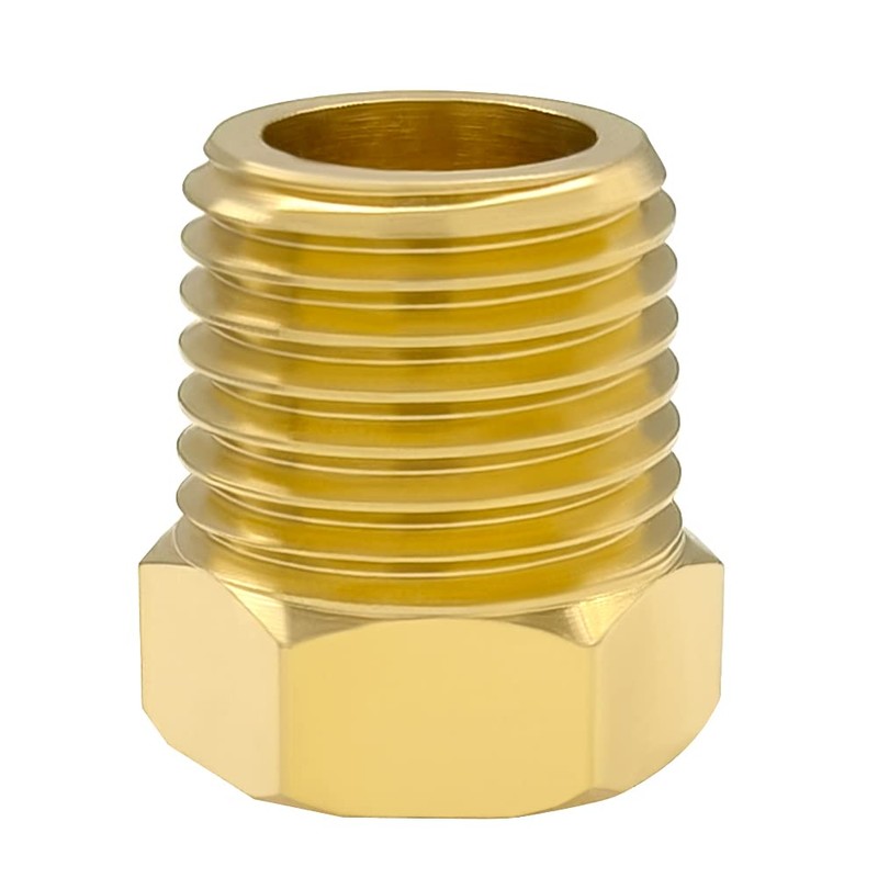 Hooshing 12PCS Pipe Plug 1/8 Inch NPT Male Outer Hex