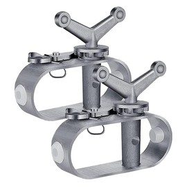 Wanfoou Pack of 2 Turnbuckles for Tarpaulin, Turnbuckle for Rope, Pool Cover, Pool Cover Winch, Aluminium Alloy Rope Tensioner, Pool Tarpaulin Attachment, Pool Cover, Winter Accessories