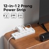 2 Prong Power Strip, Yozisital 2 Prong to 3 Prong