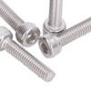 100Pcs Hex Socket Head Cap Screws Galvanized Steel Screw Kit