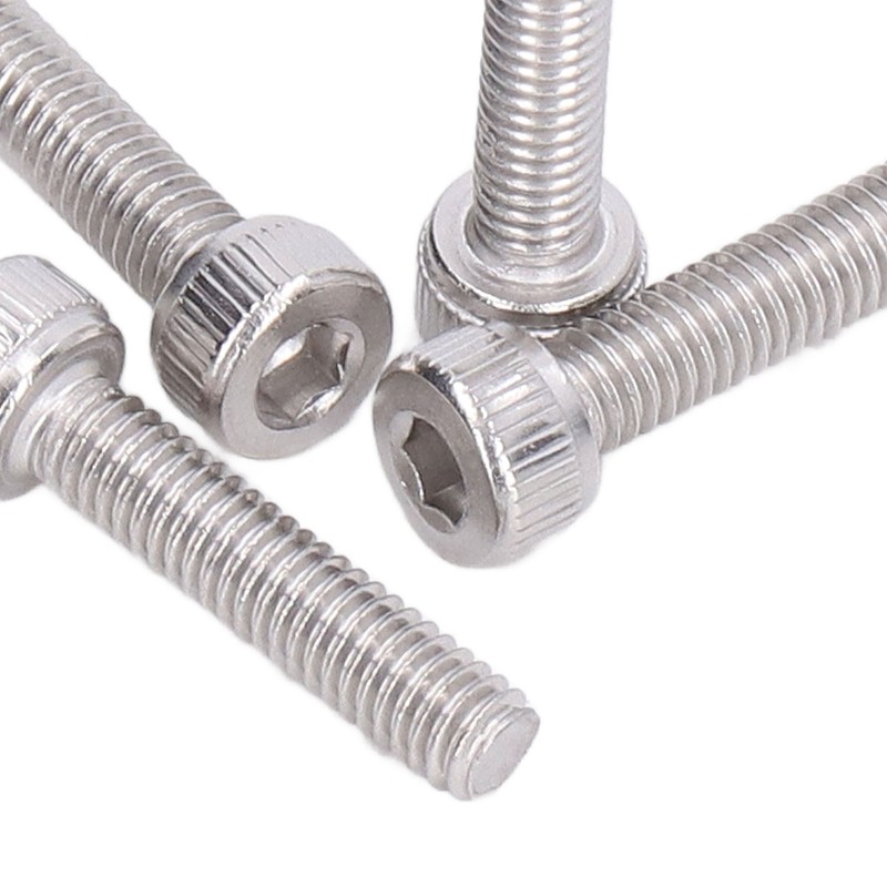 100Pcs Hex Socket Head Cap Screws Galvanized Steel Screw Kit