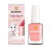 Bluesky Kids Nagellack, Sandbecher, Korallen, einfache Schäfer, ungiftig, wasserbasierter, planischer