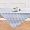 Solino Home Linen Easter Tablecloth - Sky Blue and White,