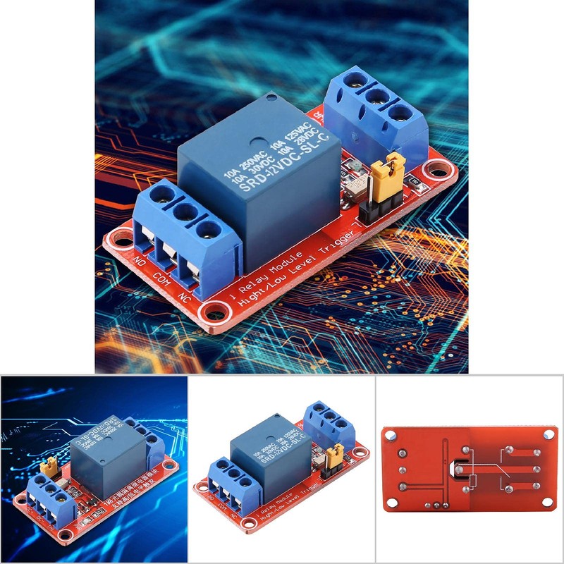Oumefar 1 Channel High & Low Trigger Optocoupler Relay Module