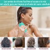 Cepillo de ducha,cepillo de masaje de silicona exfoliante Con fuerte