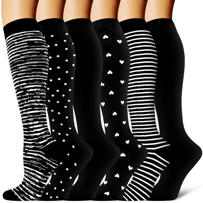 Copper Compression Socks - Compression Socks Women and Men - Best for Circulation, Medical, Running, Athletic, Nurse, Travel