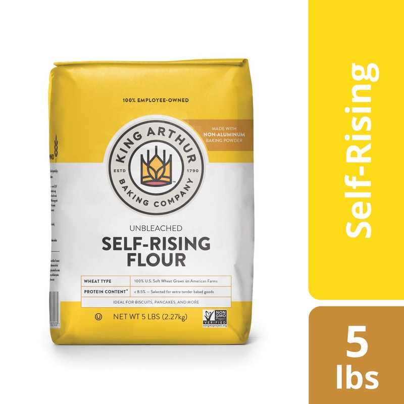 King Arthur, Unbleached Self Rising Flour, Non-GMO Project Verified, No