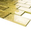 TGKG-01 Gold 2x4 Glass Mosaic Tile Sheet Subway Tile -Kitchen