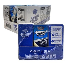 Almond Breeze 아몬드 브리즈 프로틴 190ml x 24개 x 2세트 Almond Breeze Protein 190ml x 24pcs x 2 sets