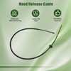 GXARTS Hood Latch Release Cable 3CM823535 3CM-823-535 Compatible With Volkswagen