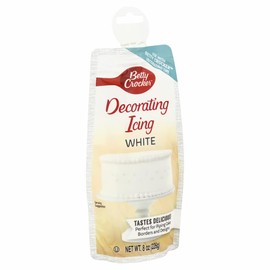 Betty Crocker Decorating Icing Pouch White 8 oz (Pack of 6)
