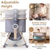 FYYWBABY Baby Bassinet 4 in 1,Baby Bedside Bassinet with Diaper