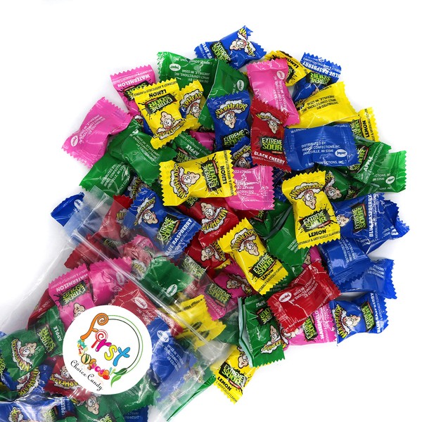 Warheads Extreme Sour Hard Candy Assorted Flavors Regular Mix (5 Pounds (Pack of 1))