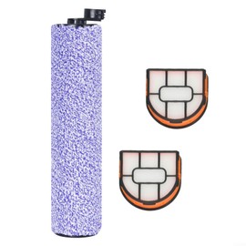 Replacement Brush Roller Filter for Shark HydroVac 3 in 1 Vacuum Accessories 1 Brush Roll and 2 Vacuum Filters Replacement Parts
