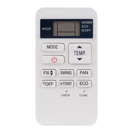 AULCMEET RAS-07BKV-E Replace Remote fit for ﻿﻿Toshiba AC Portable Window Air Conditioners 43T6V672 43T66333 RAS-13BKV-E RAS-16BKV-E RAS-107SKV-E6 RAS-077SKV-E6 RAS-137SKV-E6 RAS-05BAVG-E