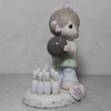 Precious Moments Brunette Girl Bowling Age 10 Figurine