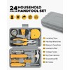 24pcs Home DIY Tool Kit for Household, Office & Garage