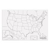 Pacon PAC78760 United States Giant Map, 48" Width, 72" Length,