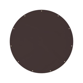 Covers & all Round Tarps, 12 Oz Made of Waterproof Tear and UV-Resistant Fabric, Multipurpose for Pool Patio Garden Equipment Sports Fields (10 Feet, Coffee)