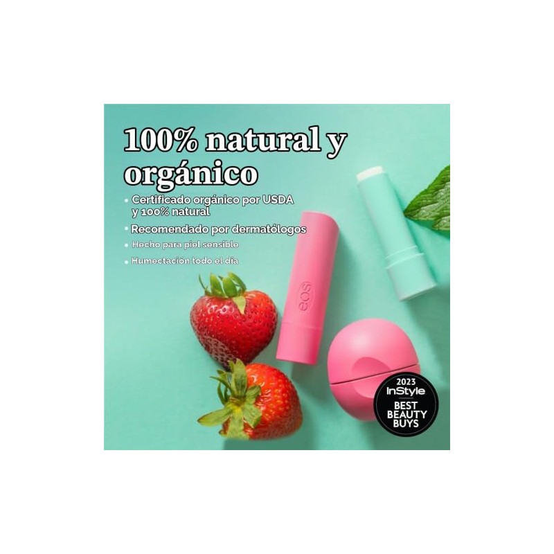 eos Organic Stick Lip Balm - Sweet Mint | Certified