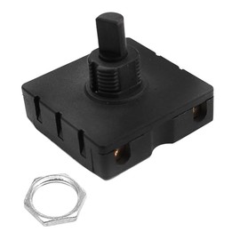 Sarini High Performance Rotary Switch - 4 Positions 3 Speed 13A - 125V/10A - 250V Push Button Speed Selector