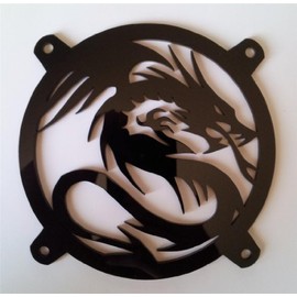 Custom Acrylic Flying Dragon Computer Fan Grill 92mm