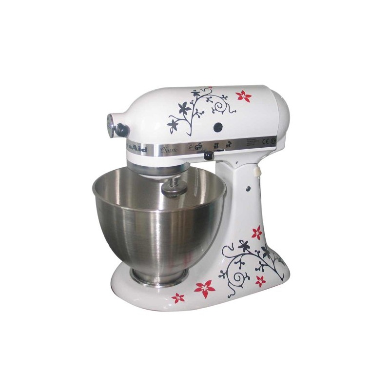 Grafix KITCHENAID VINE STICKER MATT BLACK RED