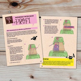 Kosmos Kosmos 604387 AllesKönnerKiste Perlen weben 2-in-1-Webrahmen, Bastel-Set, Basteln für Mädchen ab 6 Jahre, Armbänder basteln, Weben für Kinder, Perlenwebrahmen