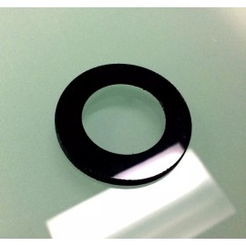 Unbranded 1-1/8" Threadless Bike Headset Dust Lower Cover [3.5mm, 4mm, 5mm, 6mm] - Black, 5 mm