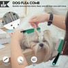 Bonteck Dog Slicker Brush for Dogs Grooming Kit 4PCS |