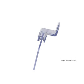 24 Pack Z Bar Slatwall Adapter Attachment PVC Slatted Wall Fixture Retail and Boutique Hardware Accessory by Marketing Holders