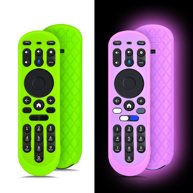 PZL 2 Pack Glow Silicone Case for Xumo TV Remote