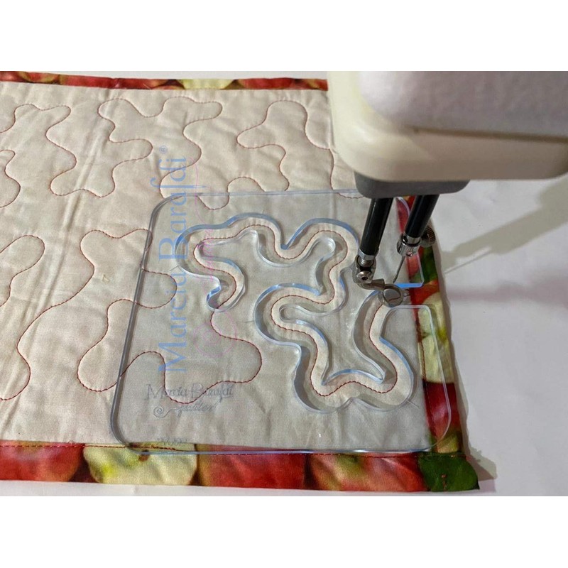 Marcia Baraldi Longarm Meander Ruler for Longarm Sewing Machines -
