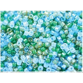10 g de abalorio de semillas Delica 11/0, mezcla luminosa 7, abalorio japonesas