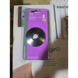 Style Selections Oil Rubbed Bronze Lighted LED Round Doorbell Button 2369371 x2