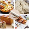 Mepple Marble Rolling Pin with Stainless Steel Handle for Fondant,